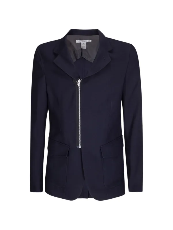 Comme Des Garçons Shirt Jaqueta Com Zíper | Azul | FARFETCH BR