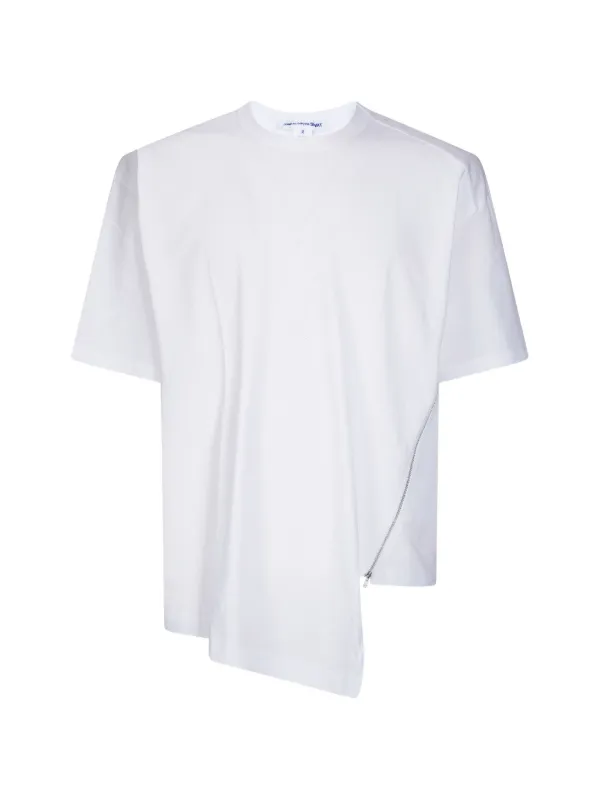 Comme Des Garçons Shirt ジップ Tシャツ | ホワイト | FARFETCH JP