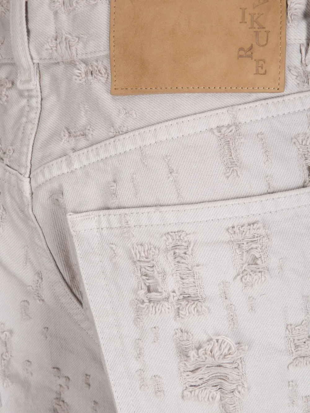  Haikure Destroyed Bull Jeans - Neutrals 