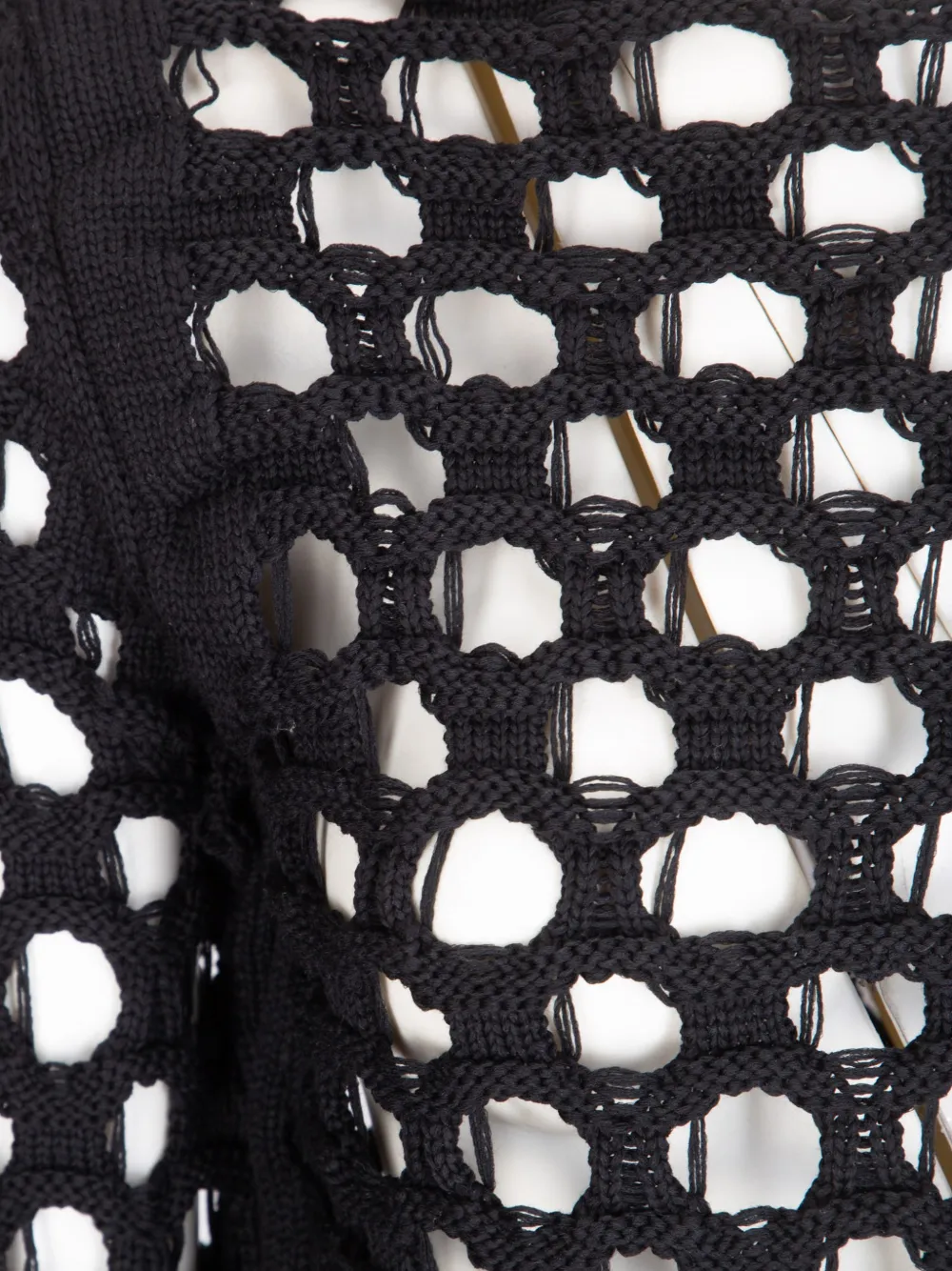  Comme Des Garçons Openwork Sweater - Black 