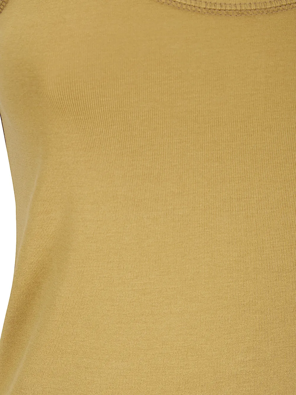  Lemaire Ribbed Tank Top - Yellow 
