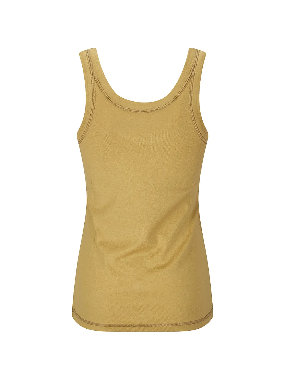  Lemaire Ribbed Tank Top - Yellow 