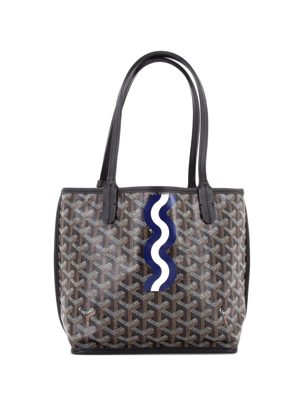 Goyard Pre-Owned Anjou Reversible Printed Coated Canvas Mini tote bag - Nero