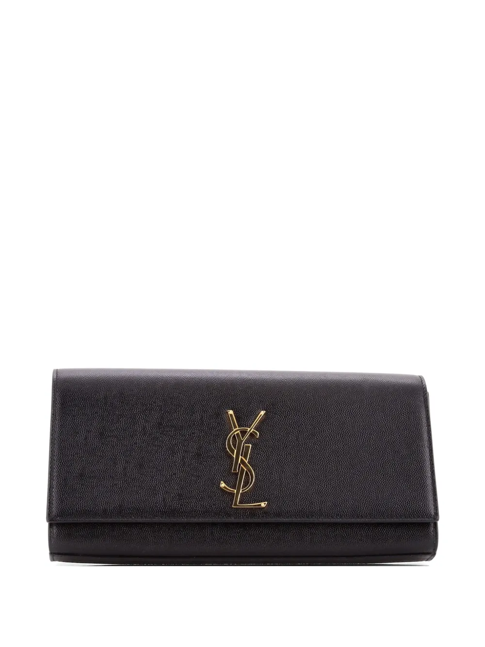 Saint Laurent Pre-Owned Classic Monogram Leather Long clutch bag - Nero