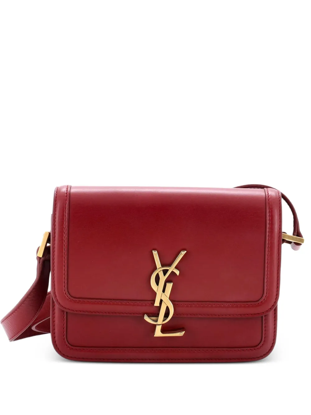 Saint Laurent Pre-Owned Solferino Bag Leather Small crossbody bag - Rosso
