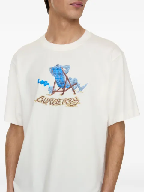 Burberry Beach Knight cotton T-shirt