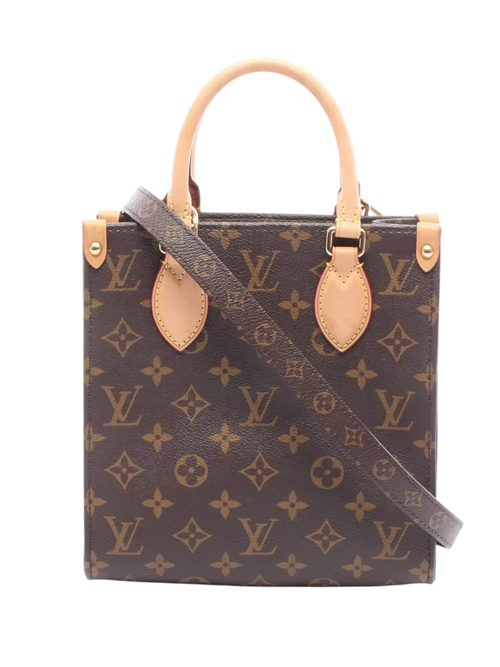 Louis Vuitton Pre-Owned 2021-2025 Monogram Sac Plat BB satchel - Marrone
