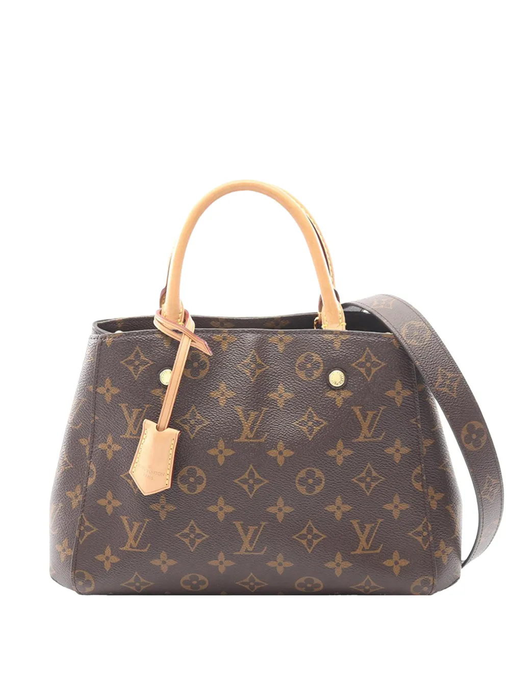 Louis Vuitton Pre-Owned 2019 Monogram Montaigne BB satchel - Marrone