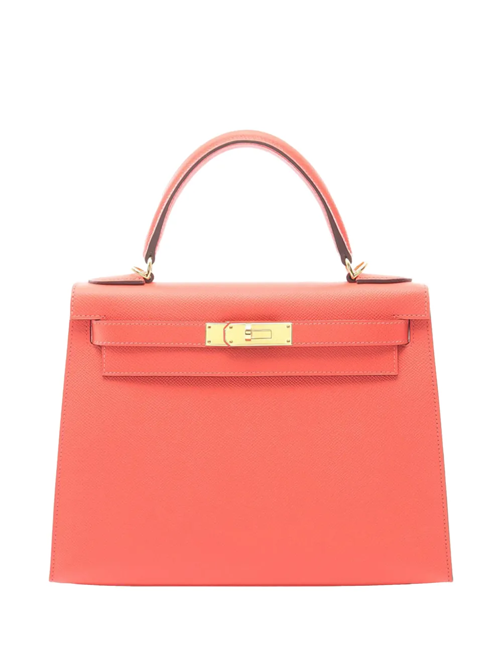 Hermès Pre-Owned 2017 Epsom Kelly II Sellier 28 handbag - Rosso