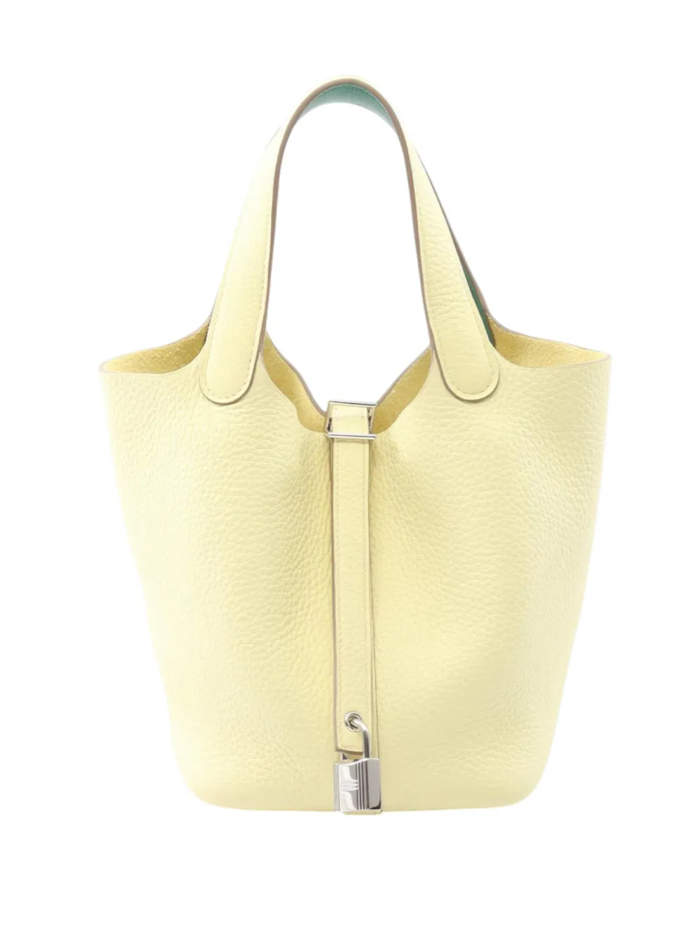 Hermès Pre-Owned 2024 Clemence Picotin Lock 18 handbag - Giallo