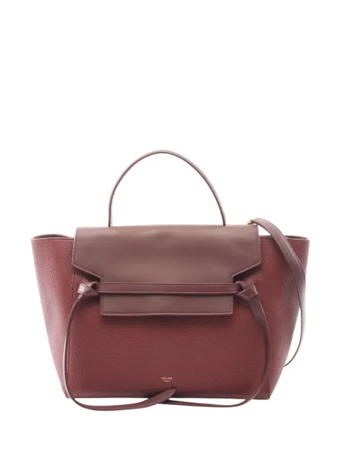 Celine Pre-Owned 2010-2025 Mini Grained Calfskin Belt satchel