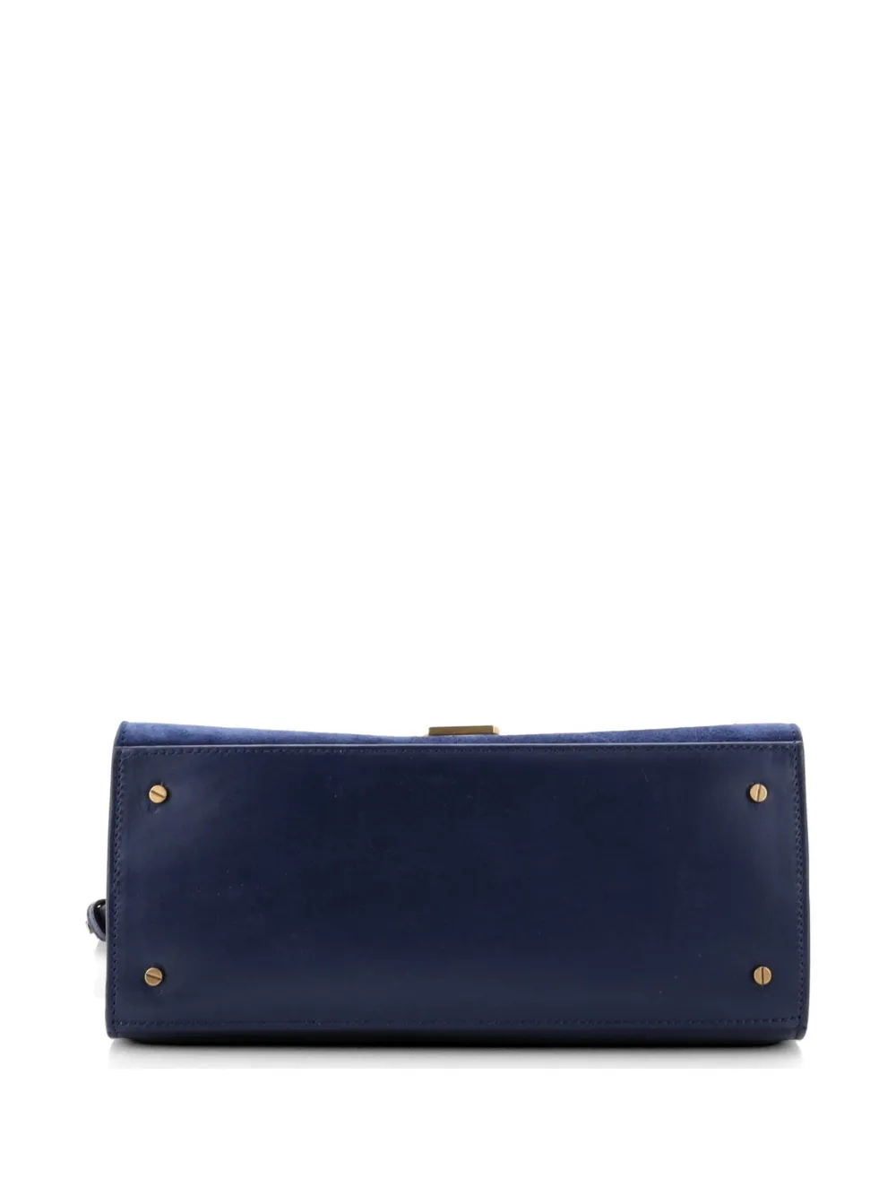 Cassandra Top Handle Bag Leather And Suede Medium Shoulder Bag