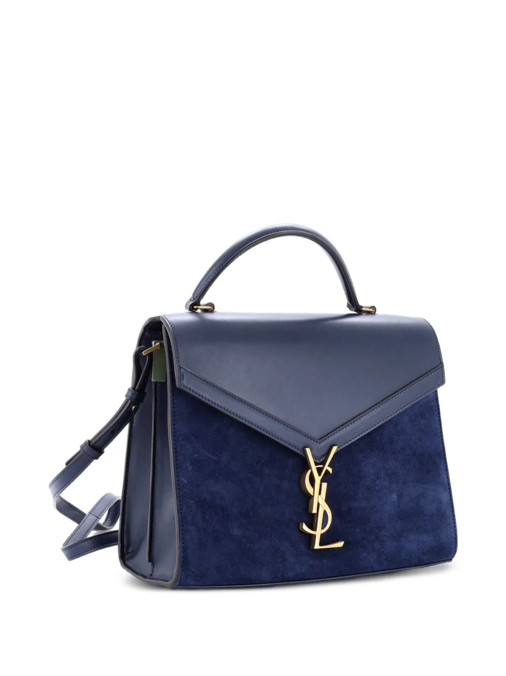 Cassandra Top Handle Bag Leather And Suede Medium Shoulder Bag