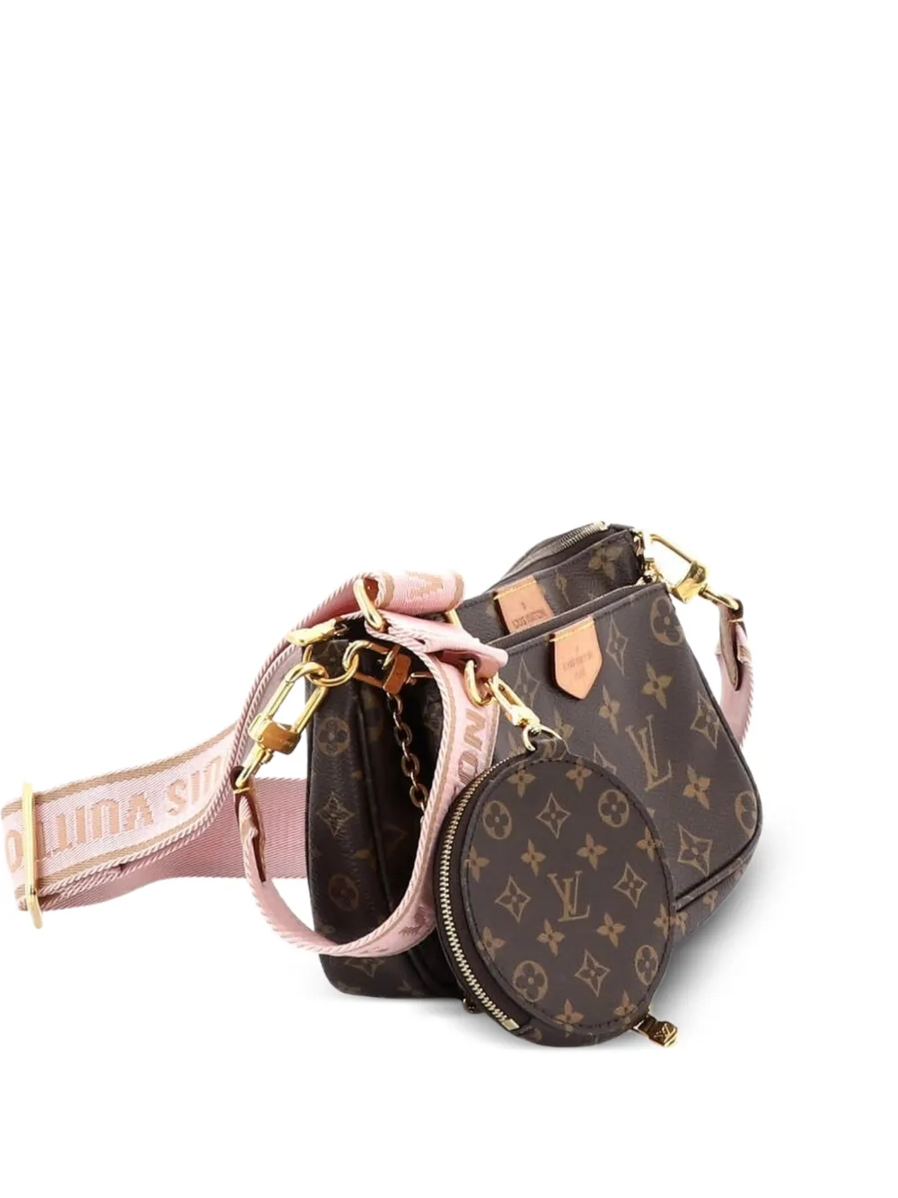 Louis Vuitton Pre-Owned Multi Pochette Accessoires Monogram Canvas crossbody bag - Marrone