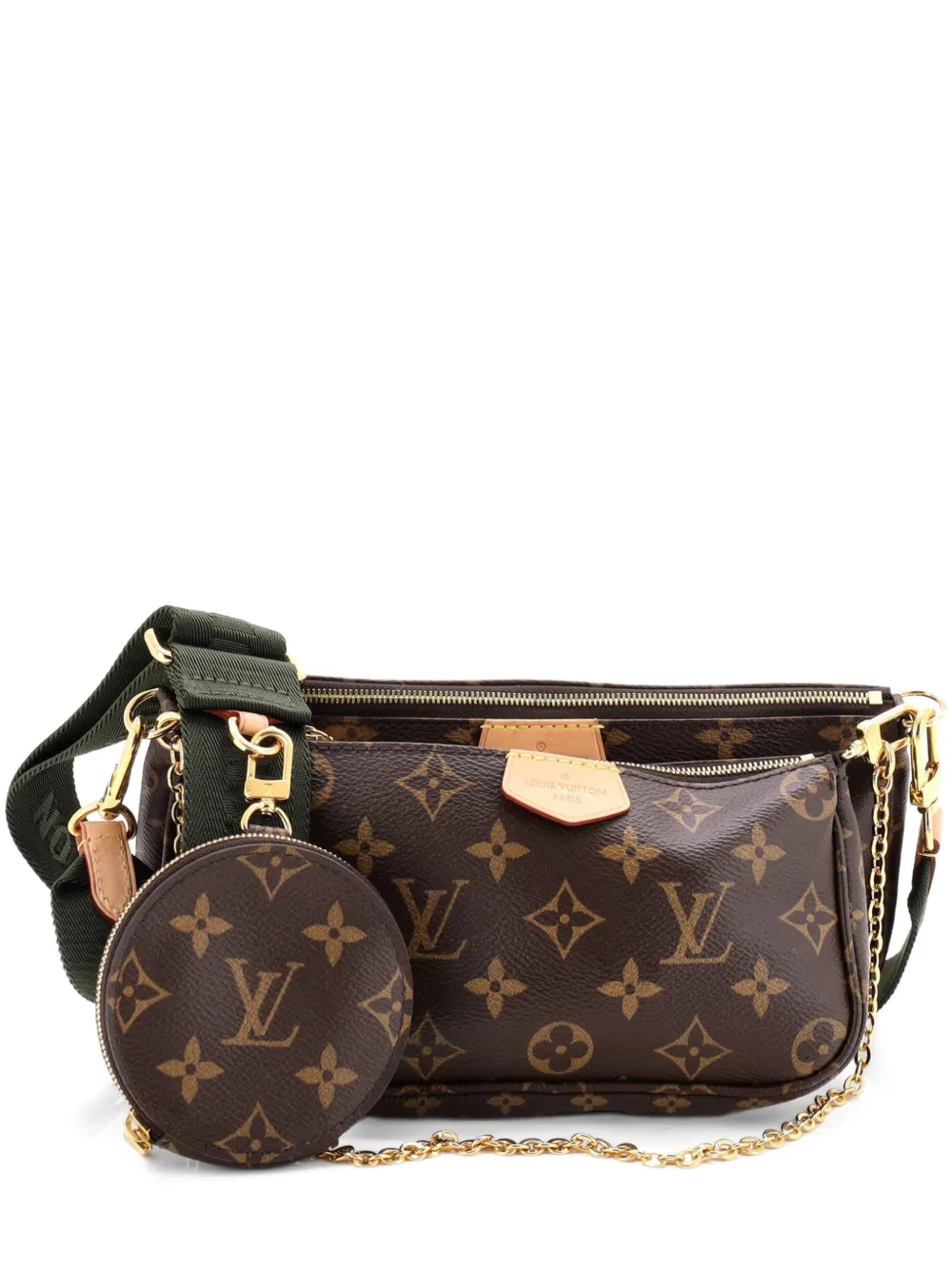 Louis Vuitton Pre-Owned Multi Pochette Accessoires Monogram Canvas crossbody bag - Marrone