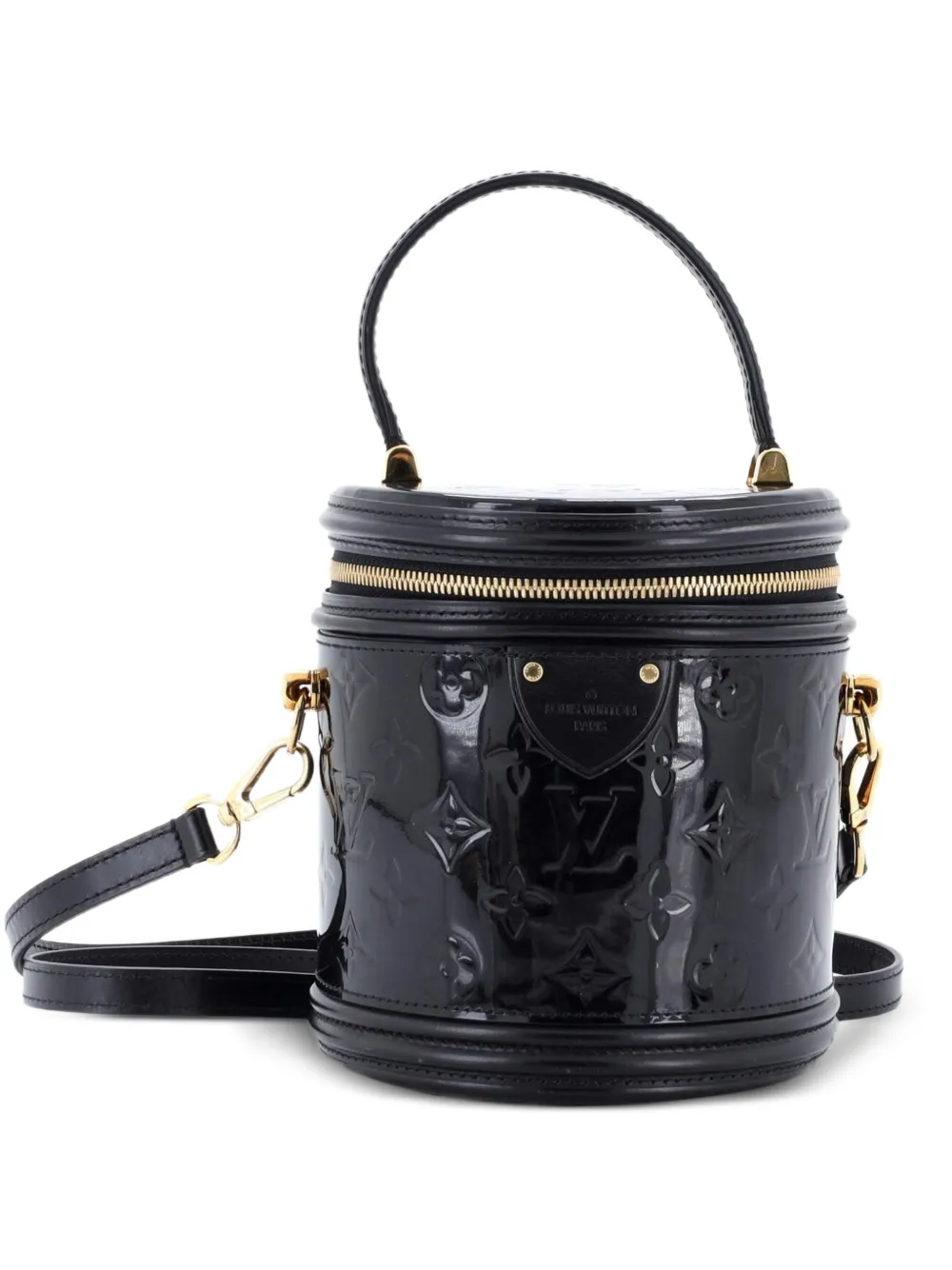 Louis Vuitton Pre-Owned Cannes Handbag Monogram Vernis crossbody bag - Schwarz