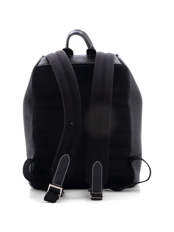 dior black leather backpack CHRISTIAN Cannage Quilted The Dior Caro backpack embodies modern and elegant style Dior Homme Black Saddle Leather