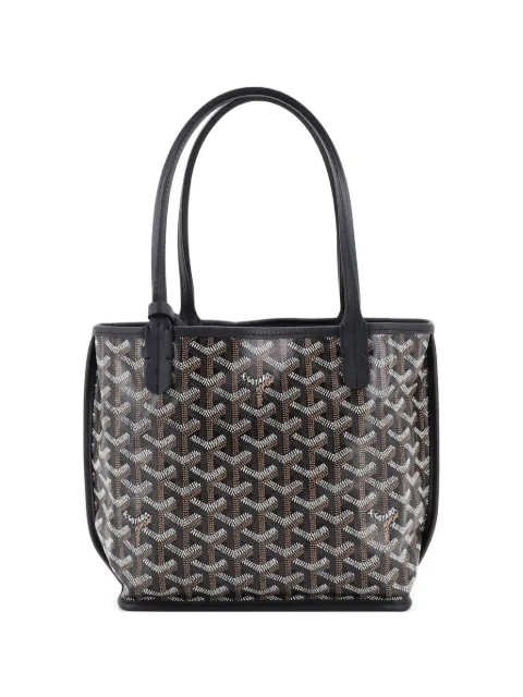 Goyard Pre-Owned Anjou Reversible Tote Coated Canvas Mini satchel