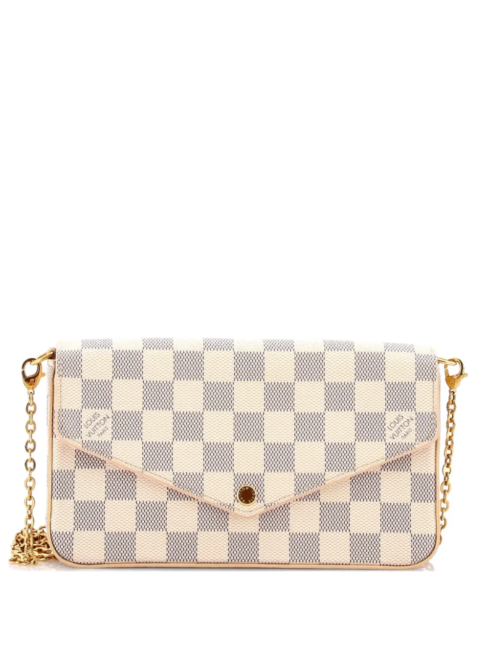 Louis Vuitton Pre-Owned Felicie Pochette Damier crossbody bag - White