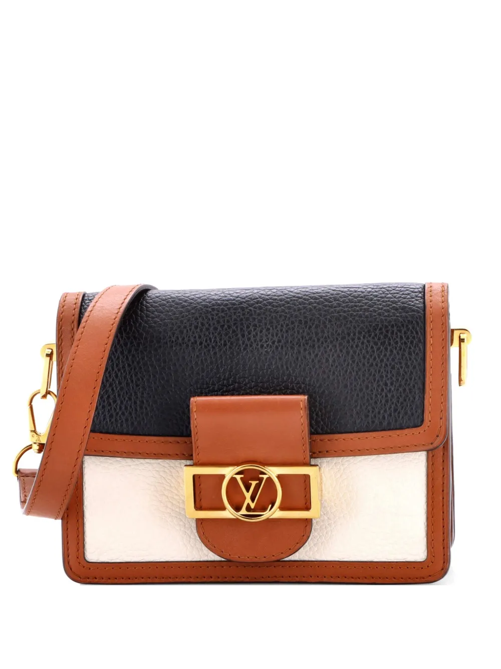 Louis Vuitton Pre-Owned Dauphine Taurillon Leather Mini shoulder bag - Marrone