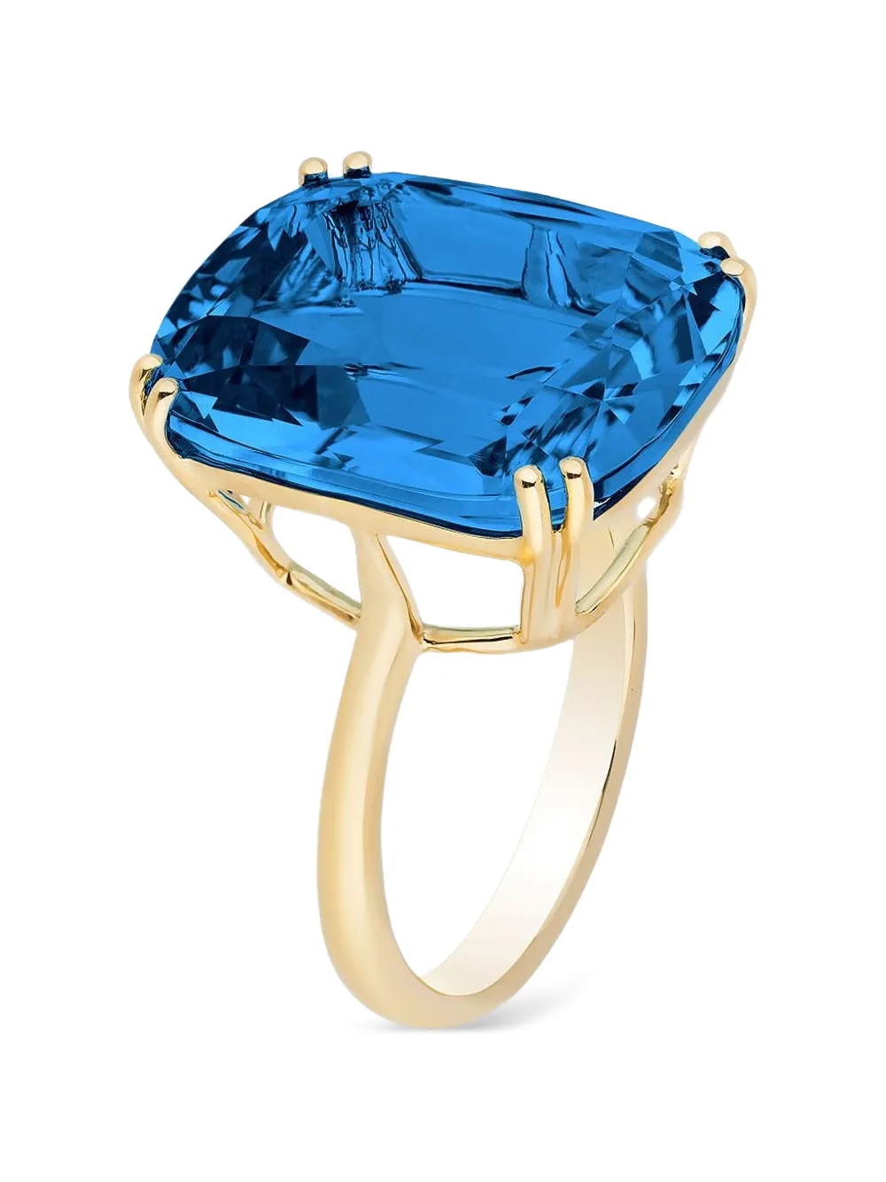  Goshwara Topaz Cocktail Ring - Gold 