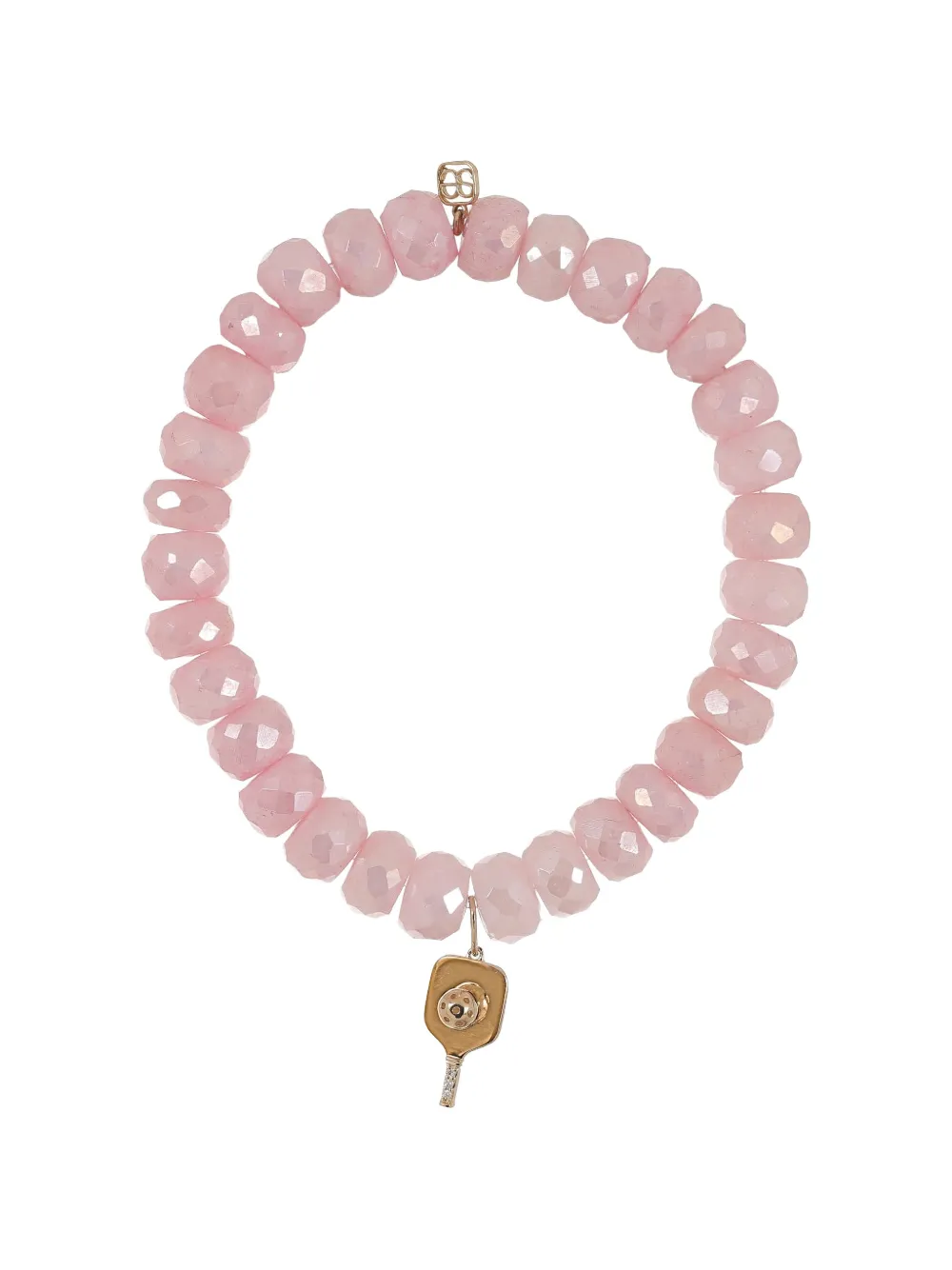 Sydney Evan Picklebar Charm grapolite bracelet - Rosa