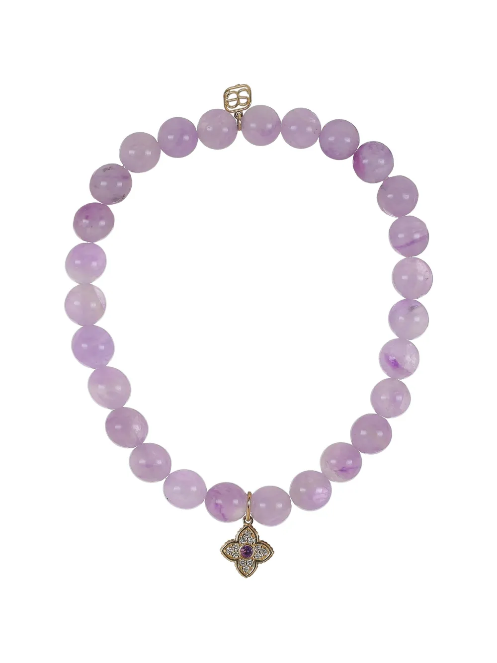 Sydney Evan Moraccan Charm amethyst and diamond bracelet - Viola
