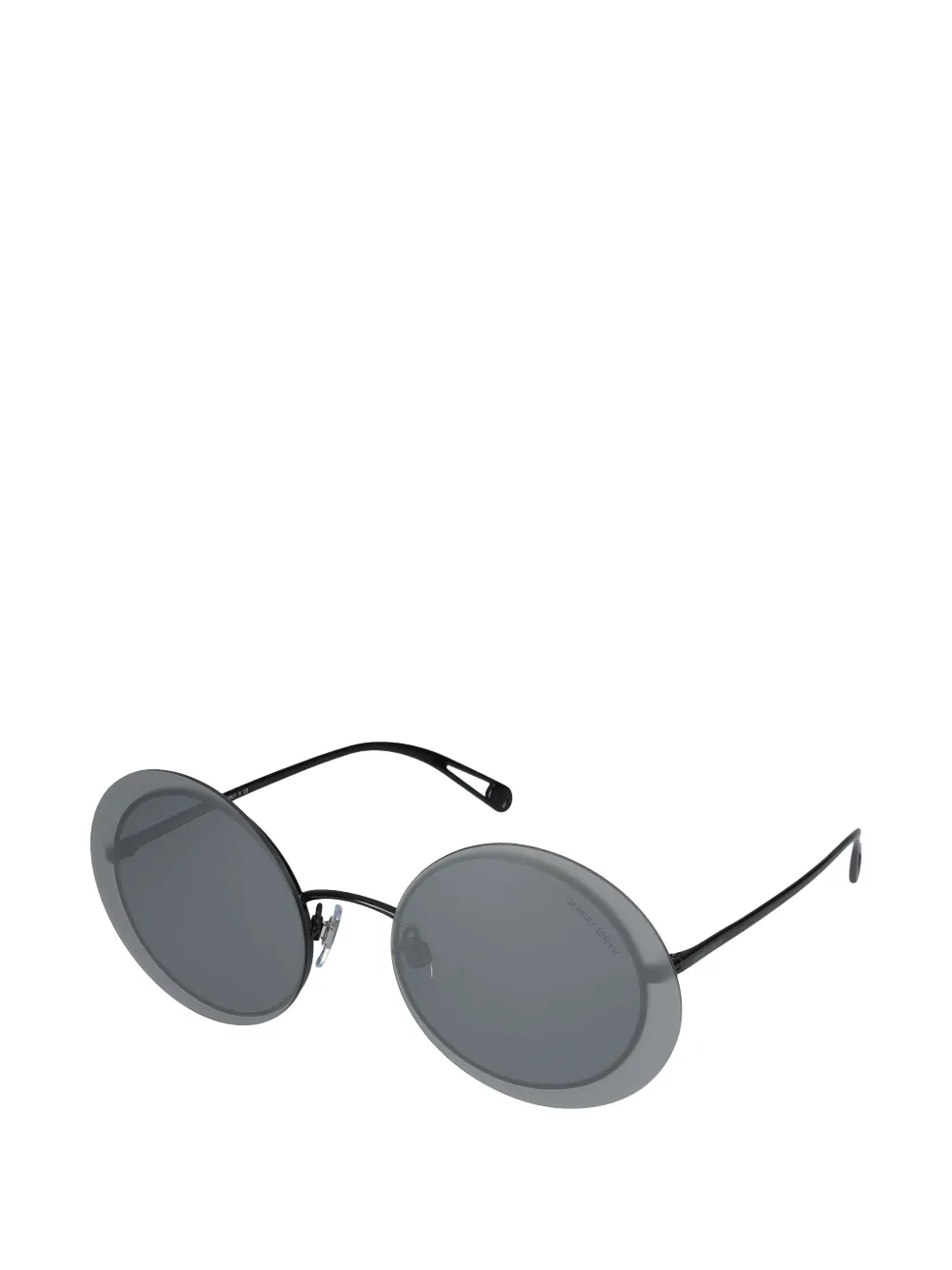  Giorgio Armani Round Frame Sunglasses - Grey 