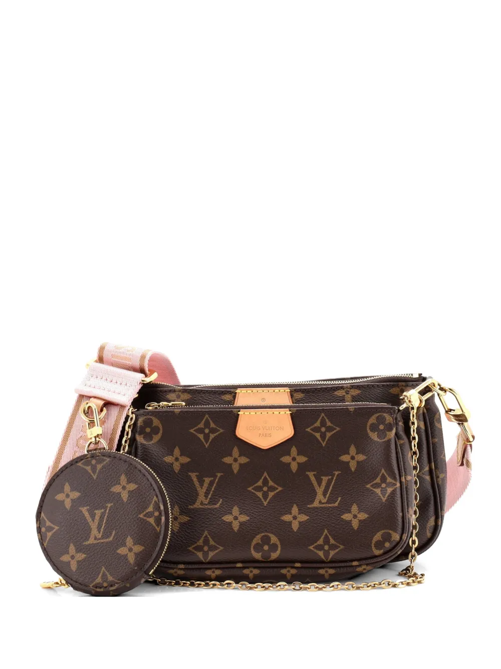 Louis Vuitton Pre-Owned Multi Pochette Accessoires Monogram Canvas crossbody bag - Marrone