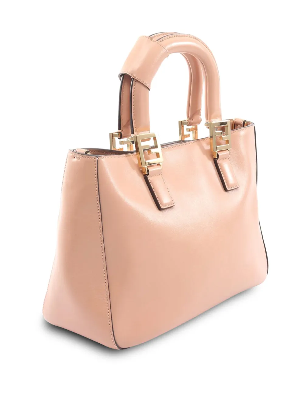 2000-2010 Small Leather Ff Satchel