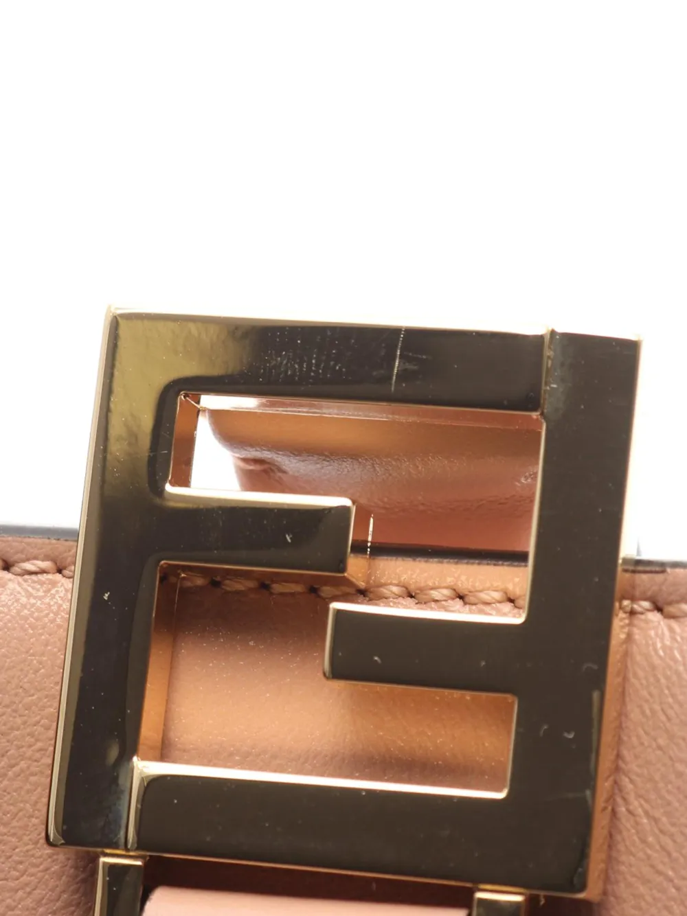 2000-2010 Small Leather Ff Satchel