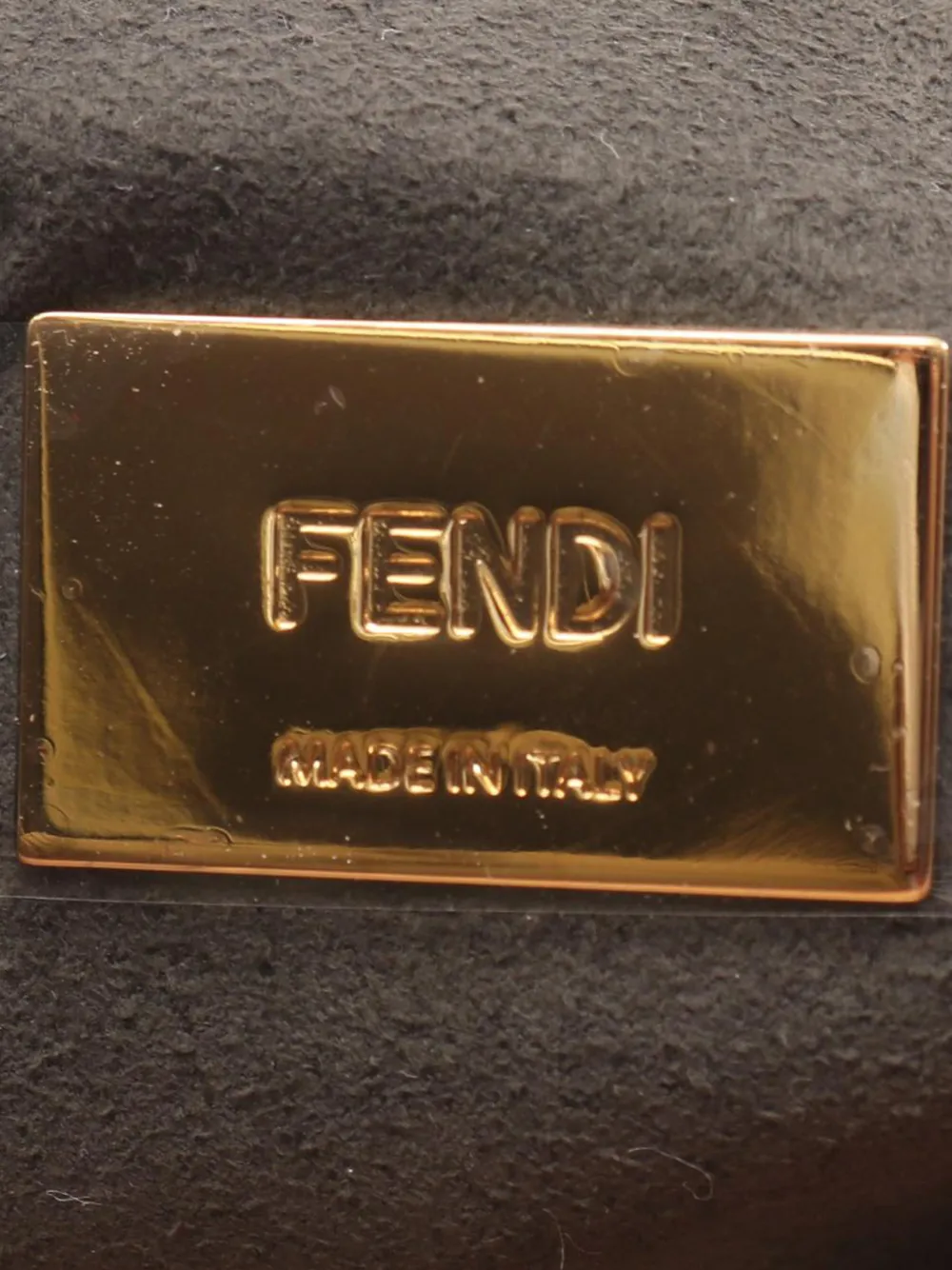 2000-2010 Small Leather Ff Satchel