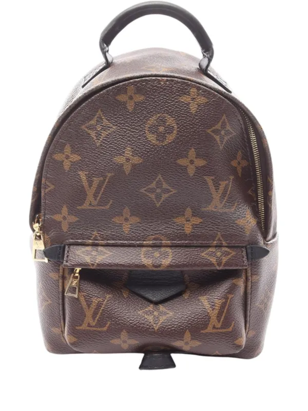 Louis Vuitton Pre-Owned 2017 Monogram Mini Palm Springs Backpack | Brown | FARFETCH GE Louis Vuitton Pre-Owned 2017 Monogram Mini Palm Springs Backpack | Brown | FARFETCH GE