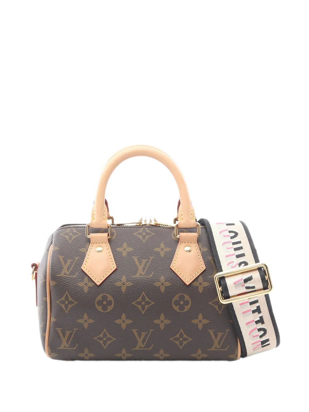 Louis Vuitton Pre-Owned 2021-2025 Monogram Speedy Bandouliere 20 satchel - Marrone