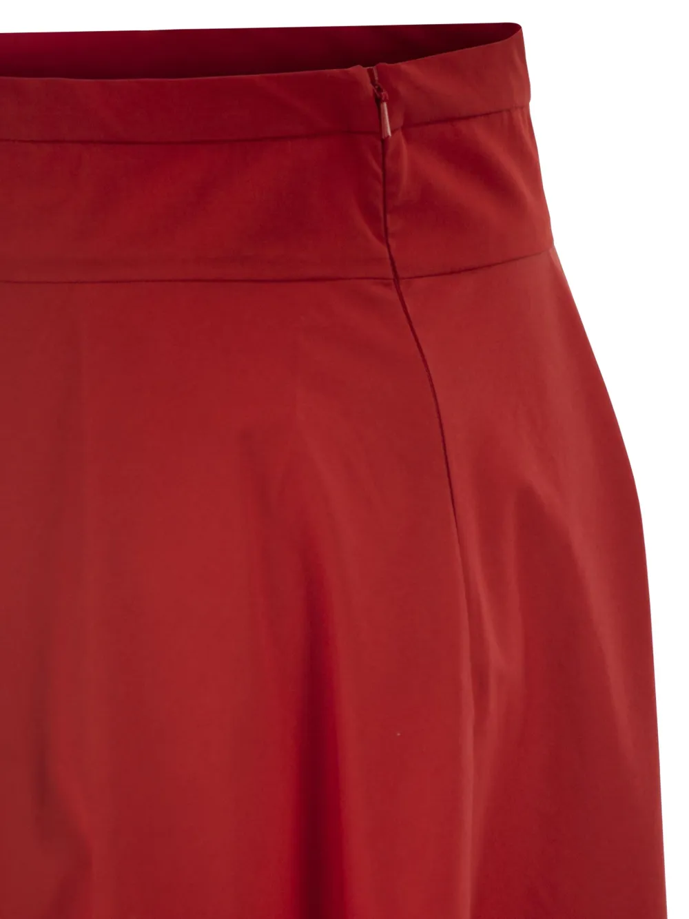 Pleated Flared Skirt