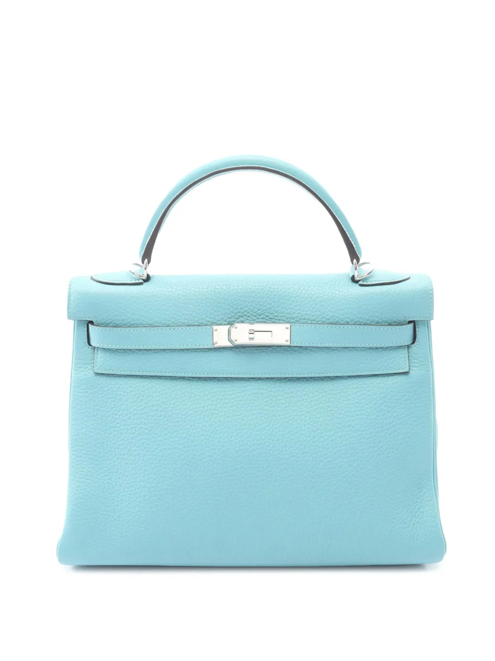 Hermès Pre-Owned 2015 Clemence Kelly II Retourne 32 handbag - Blu