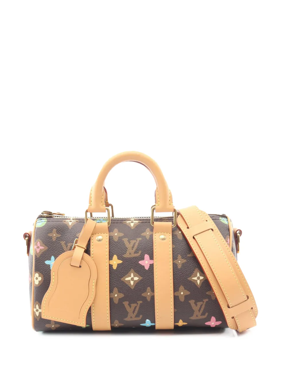 Louis Vuitton Pre-Owned 2021-2025 Tyler The Creator Monogram Craggy Keepall Bandouliere 25 satchel - Marrone