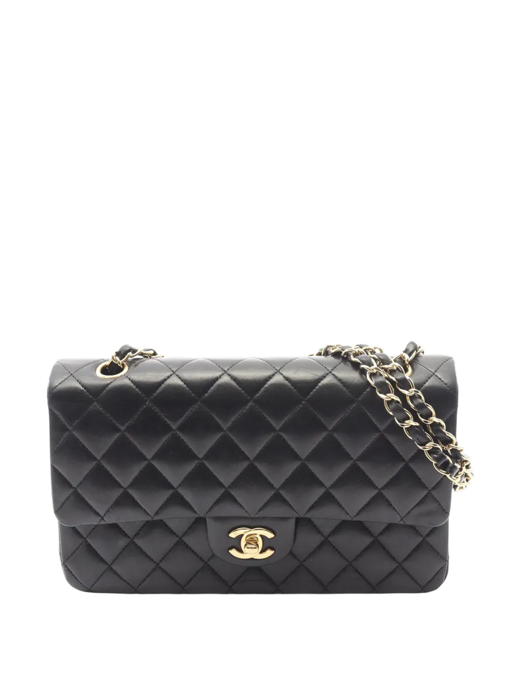 CHANEL Pre-Owned 2006-2008 Medium Classic Lambskin Double Flap shoulder bag - Nero