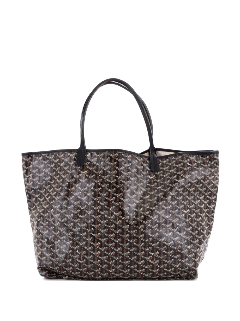 Goyard Pre-Owned Saint Louis Coated Canvas GM tote bag - Nero