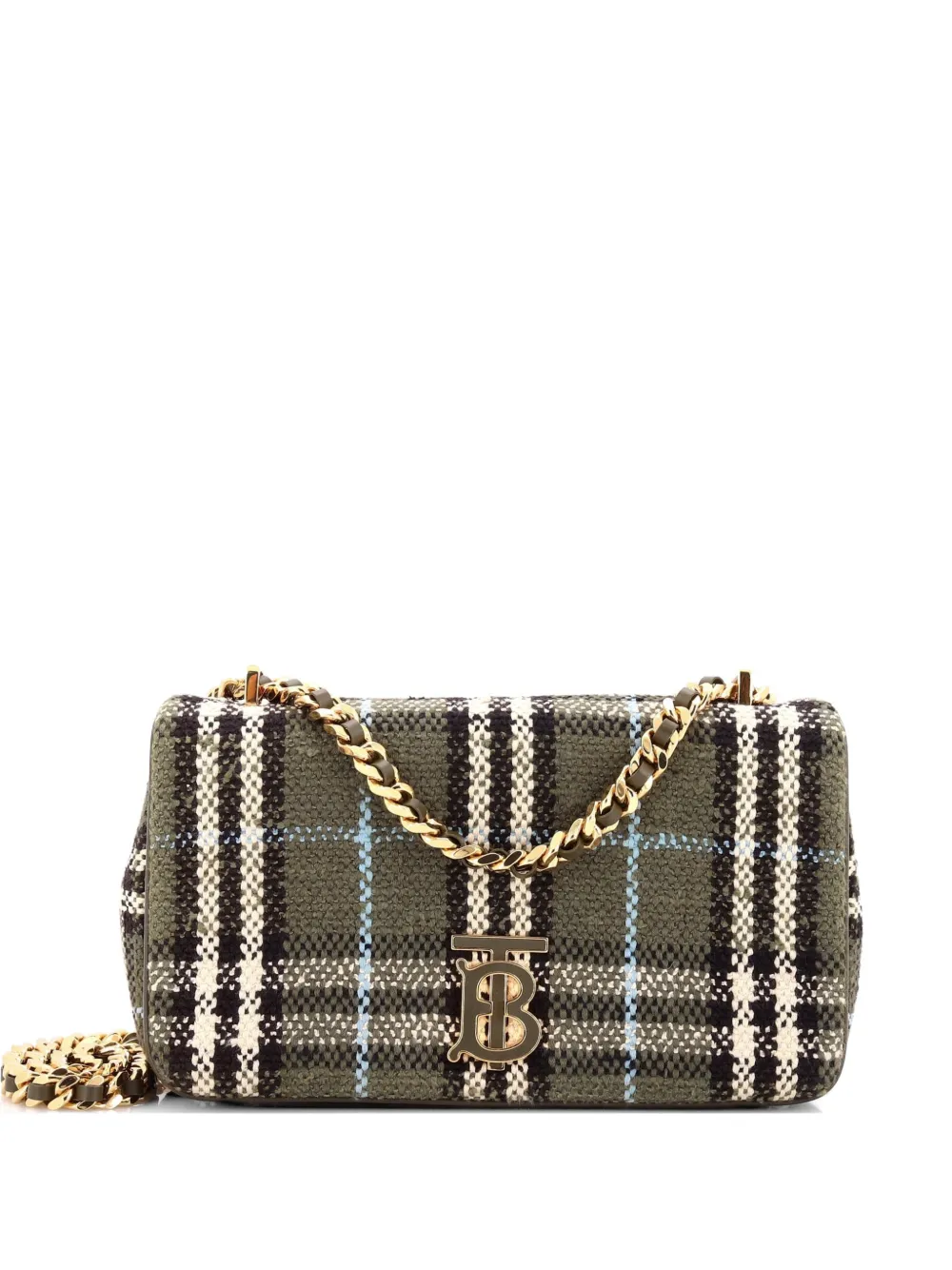 Lola Vintage Check Tweed Small Shoulder Bag