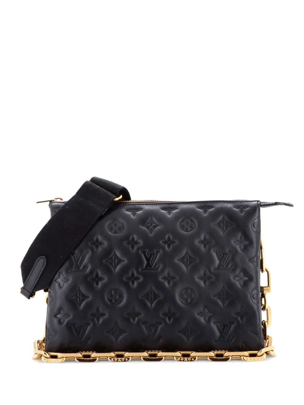 Louis Vuitton Pre-Owned Coussin Bag Monogram Embossed Lambskin PM crossbody bag - Nero