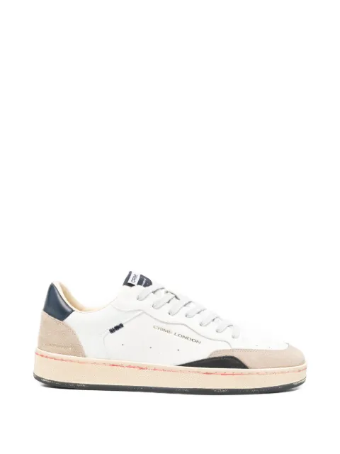 Crime London Chelsea suede panel sneakers
