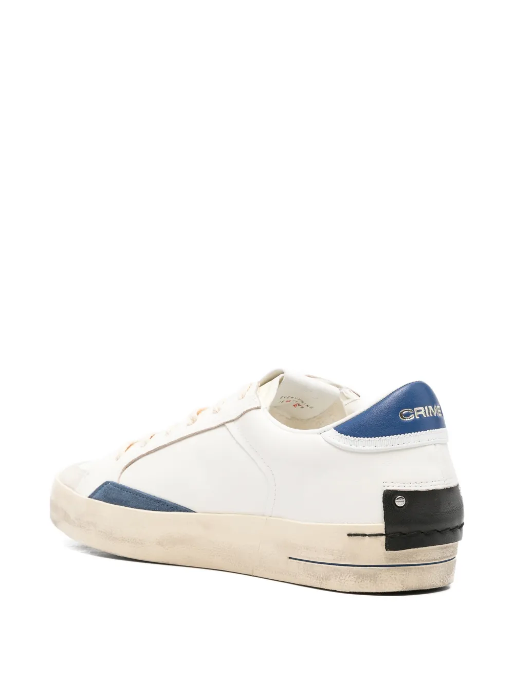Crime London SK8 Deluxe panelled low-top sneakers Beige