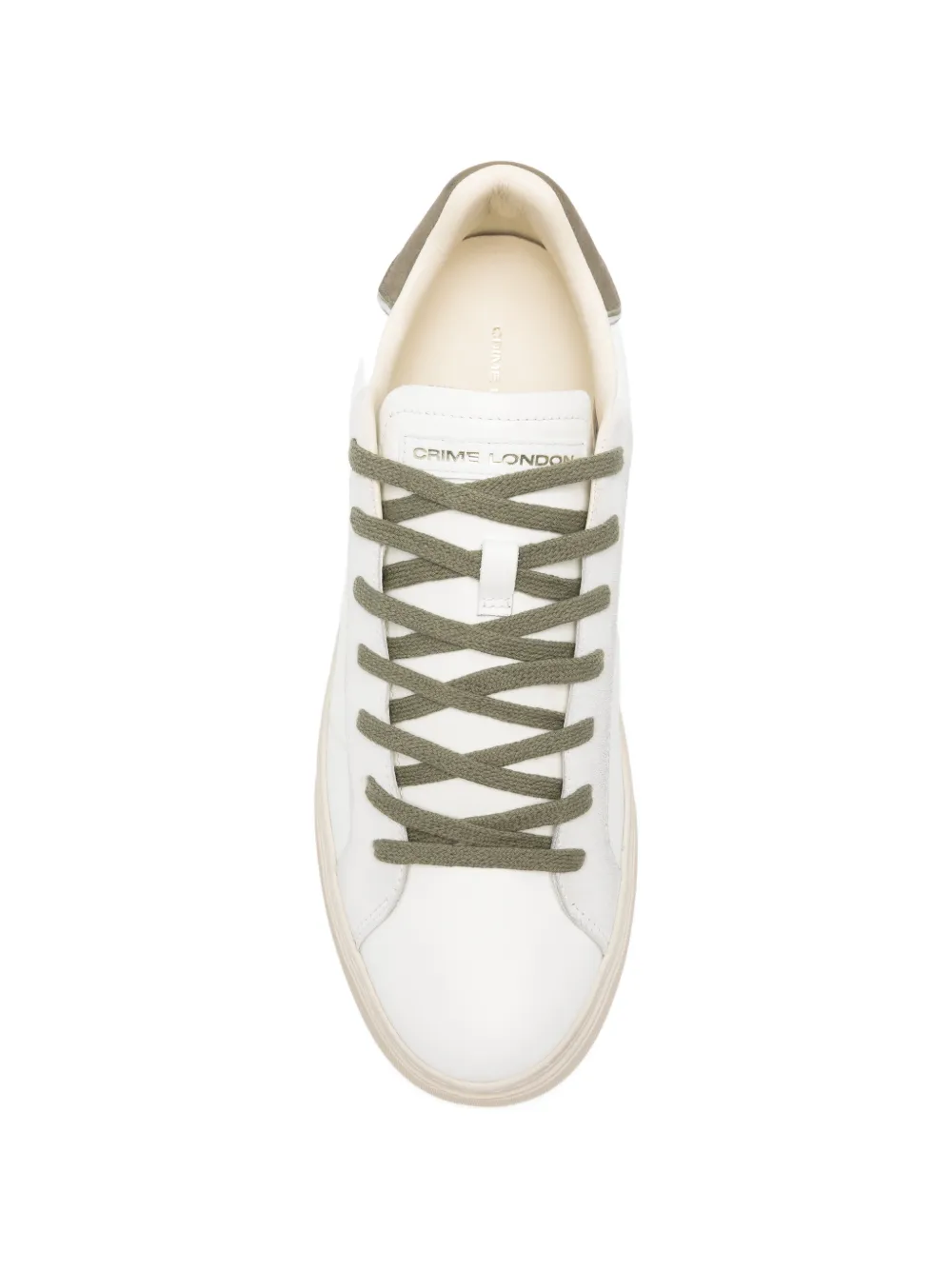 Crime London Blade sneakers met contrast Wit