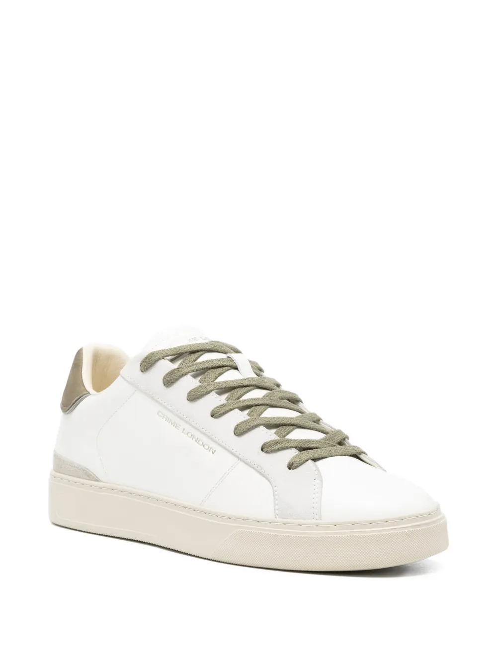 Crime London Blade sneakers met contrast Wit