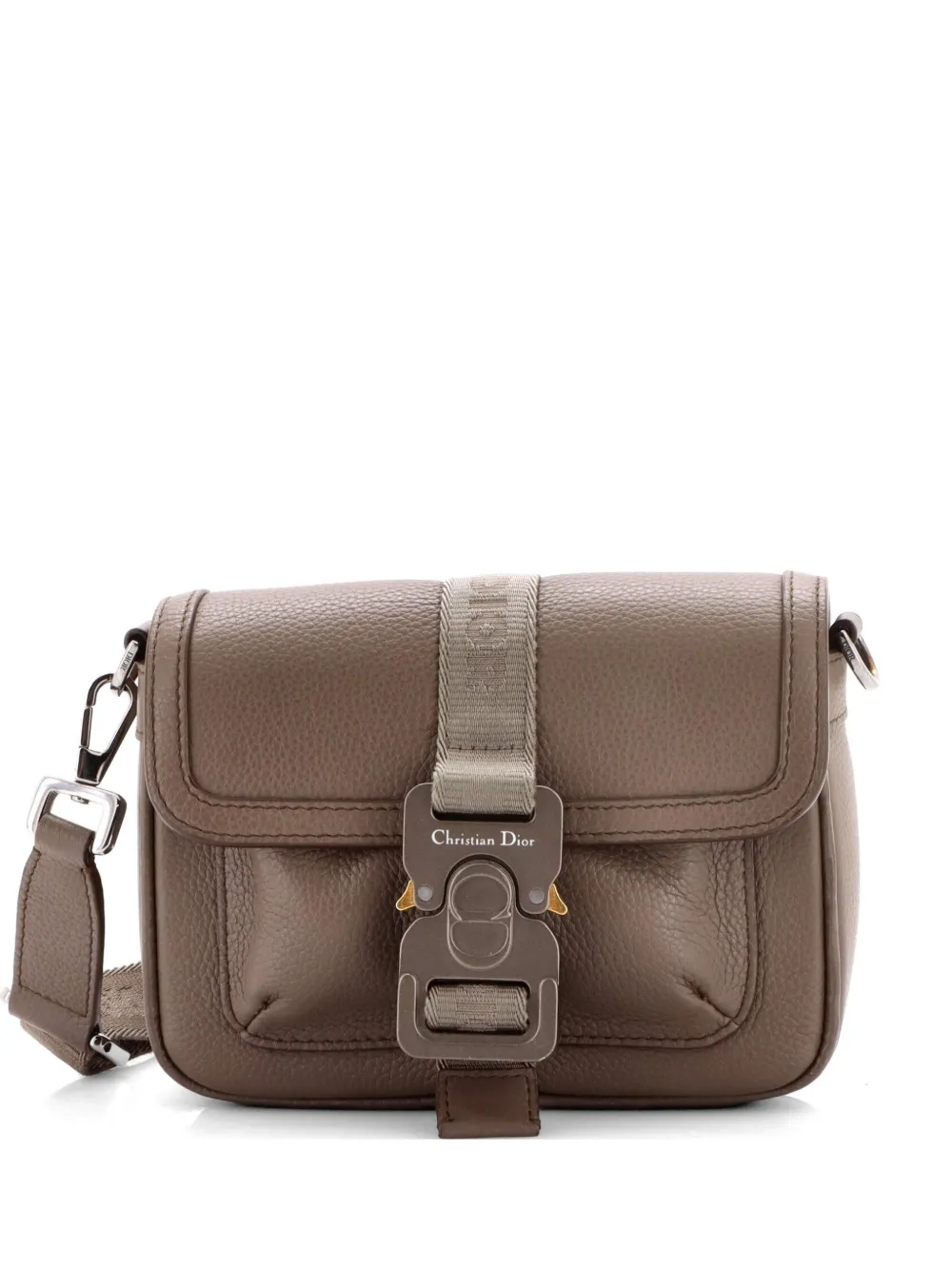 Christian Dior Pre-Owned Hit the Road Flap Leather Mini crossbody bag - Marrone