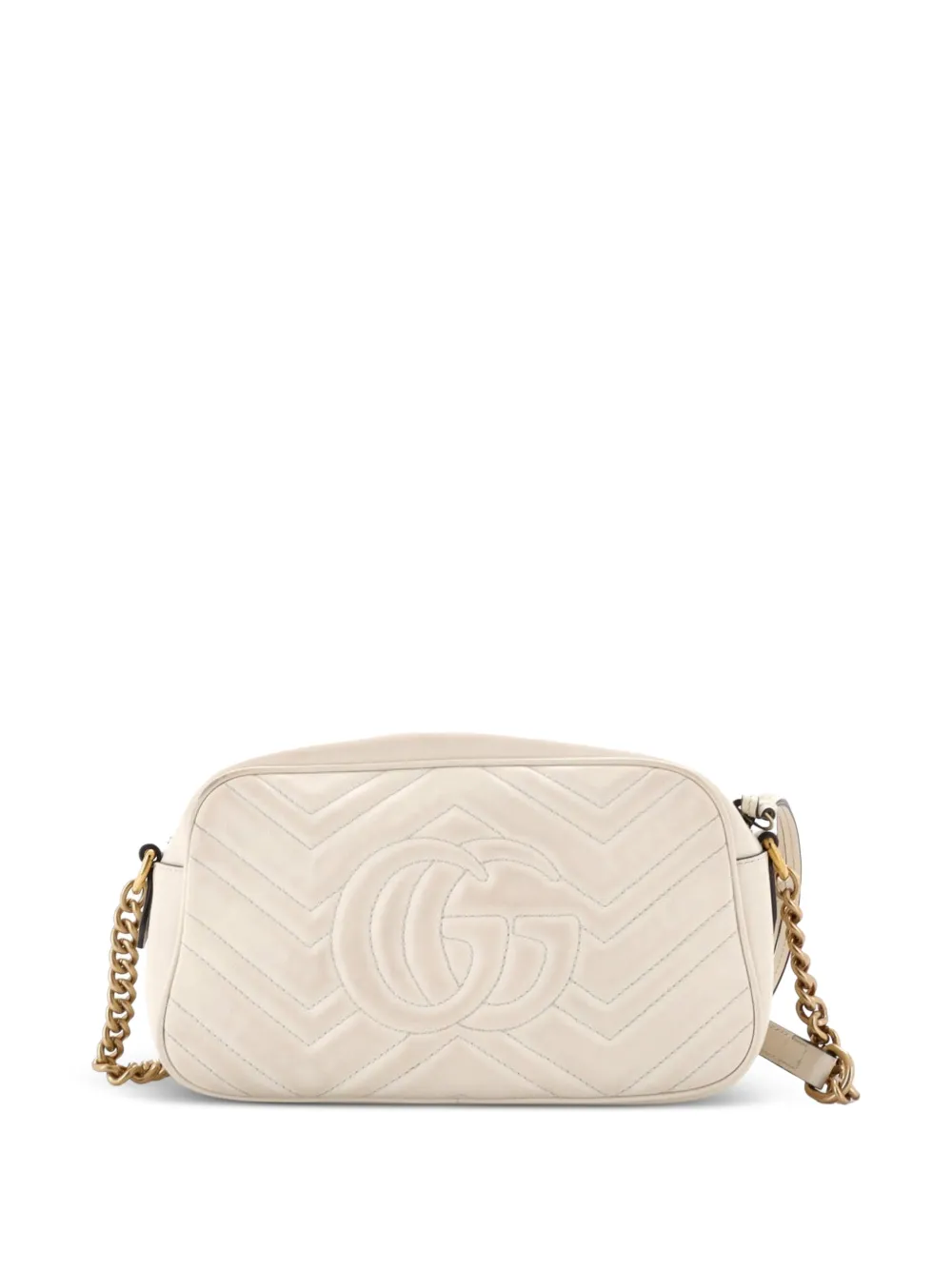 Gg Marmont Monochrome Shoulder Bag Matelasse Leather Small Crossbody Bag
