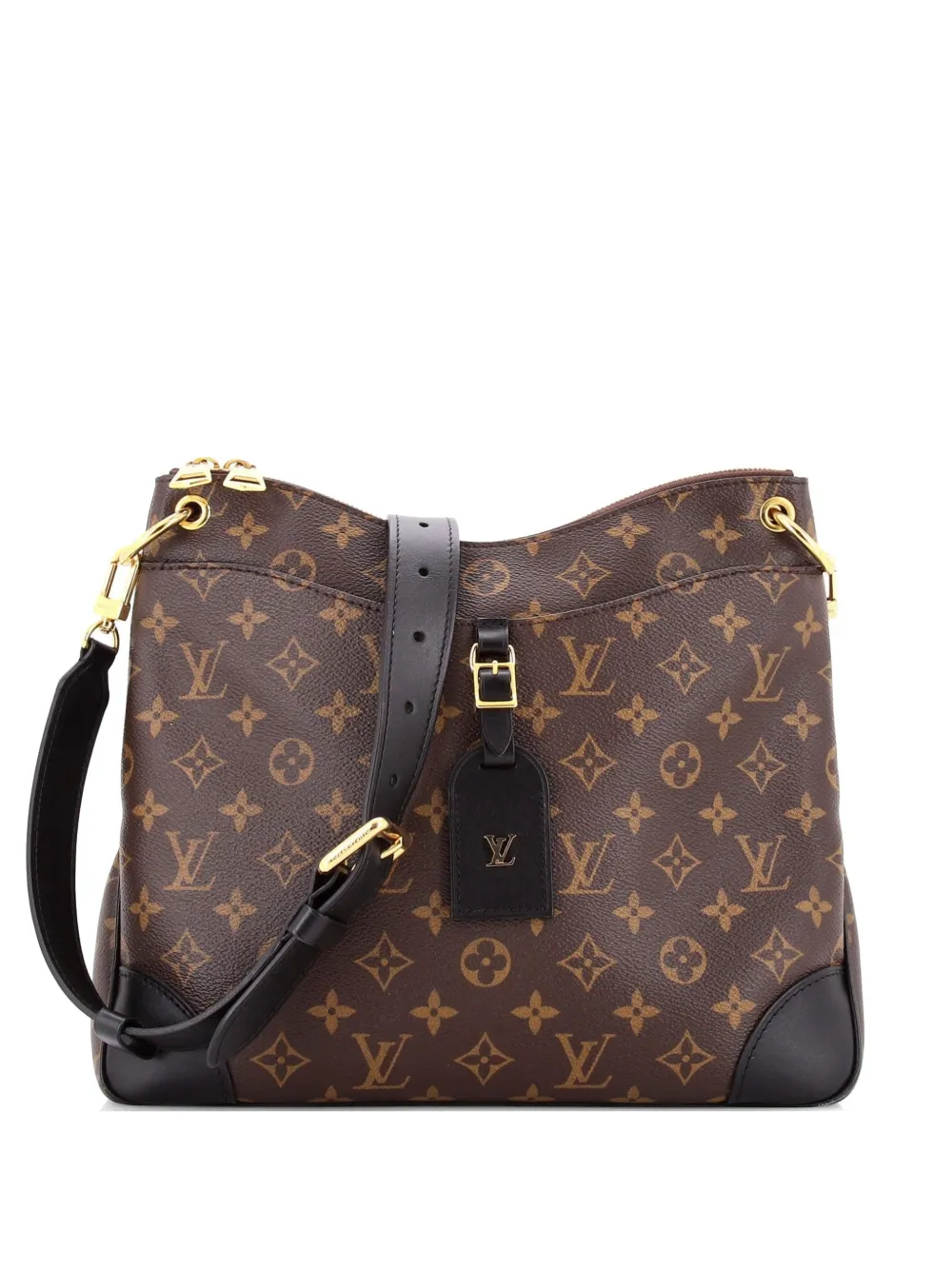 Louis Vuitton Pre-Owned Odeon NM Handbag Monogram Canvas MM crossbody bag - Nero