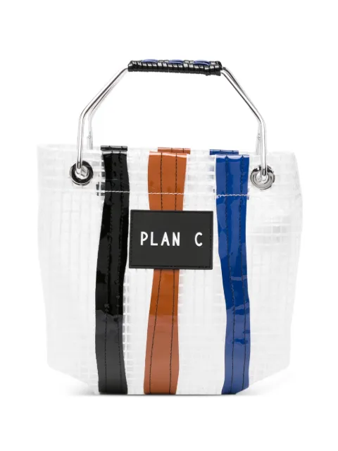 Plan C striped tote bag