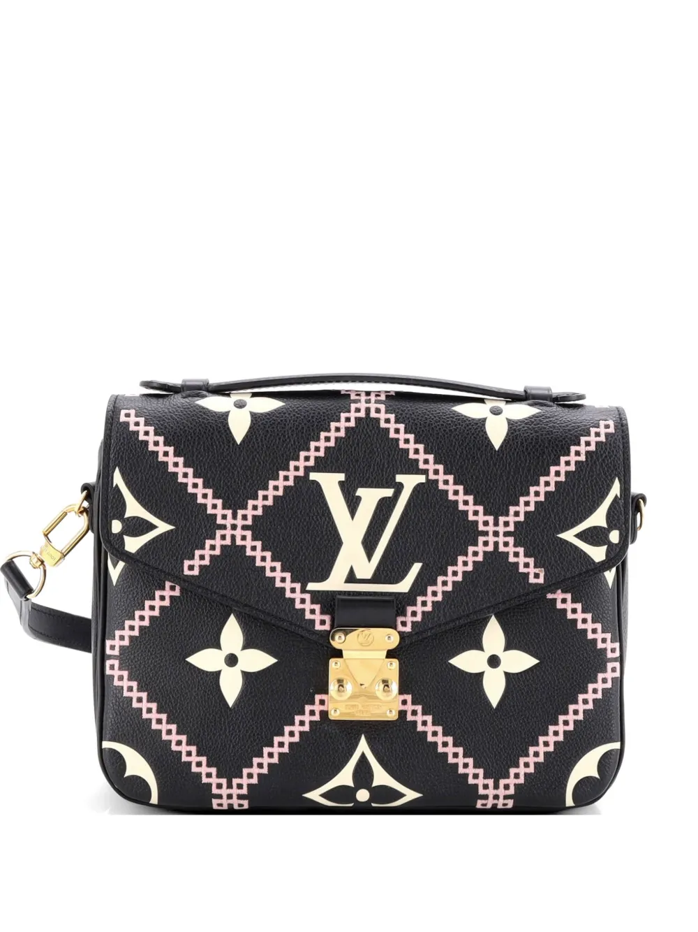 Louis Vuitton Pre-Owned Pochette Metis Monogram Empreinte Giant Broderies crossbody bag - Nero
